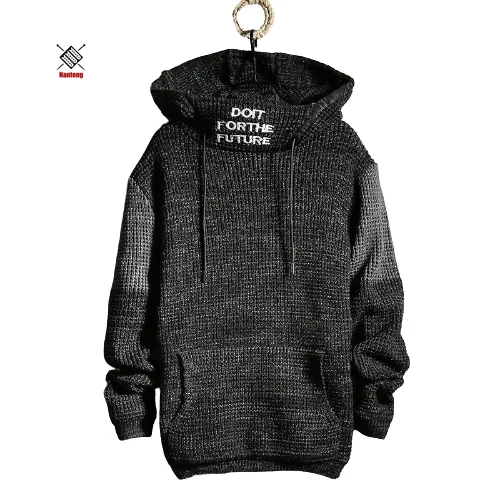 
OEM Logo Printed British Military Embroidery Pullover Mens Knitted Overs Sweater For Male Men 