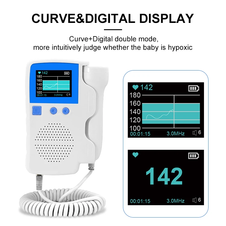 2024 лучший рождественский подарок для новой матери Прямая продажа с завода ультразвуковой Доплер домашнего ухода семьи