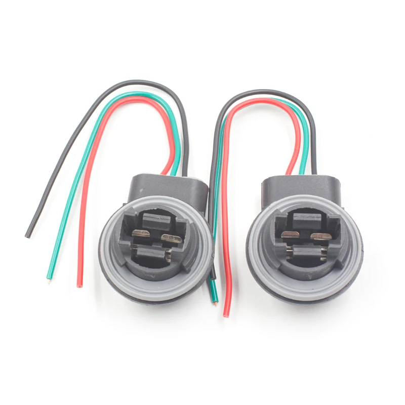 Кабель для автомобильной лампы T25 3156 3157, держатель для цоколя светодиодной лампы, поворотный светильник, держатель для светодиодной лампы, адаптер, соединитель