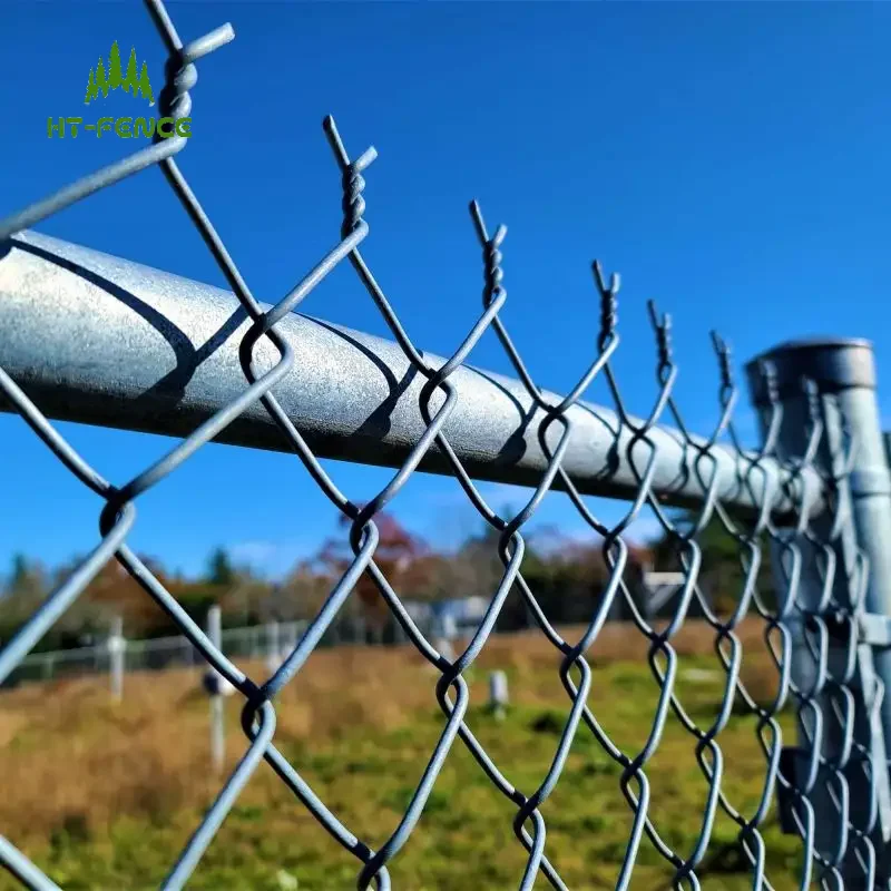 HT-FENCE лидер продаж низкая цена железная проволочная сетка 6 футов x 50 оцинкованная сталь 9 калибра прочное промышленное ограждение