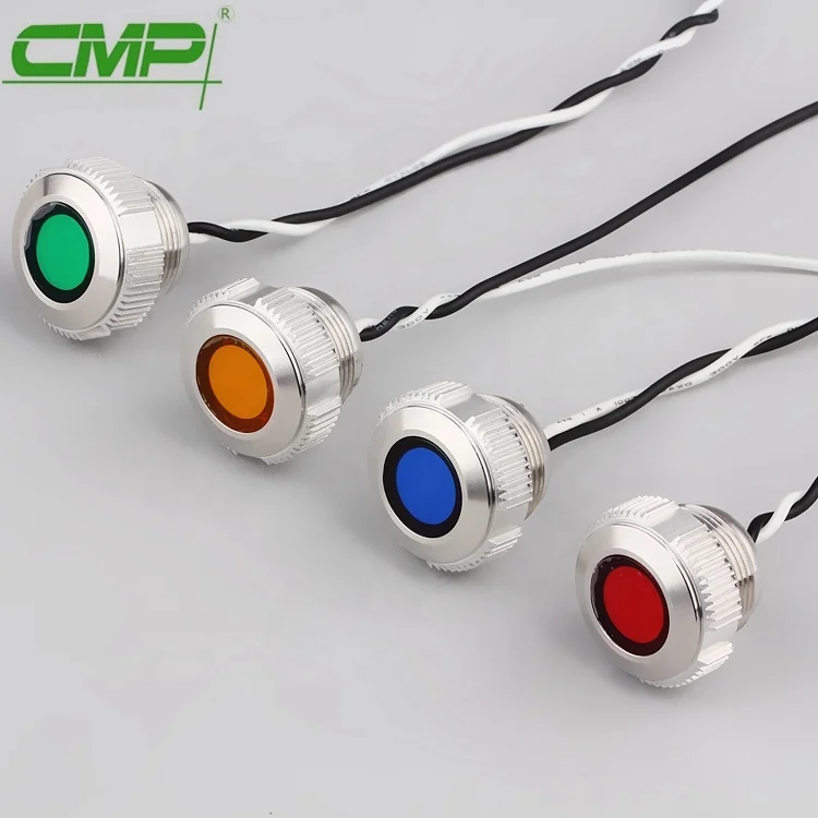 CMP metal anti-vandal IP67 signal lamp panel indicator leds