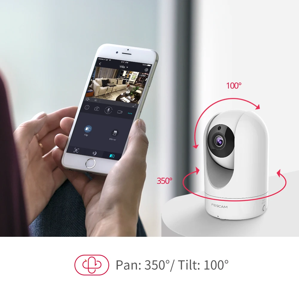 In stock WiFi Audio Automatic movement Motion Tracking Detector Night Vision 1080P Baby
