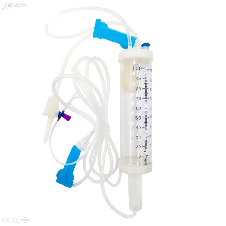 Disposable 100ml 150ml Iv Pediatric Drip China factory price sterile pediatric 100 burette infusion