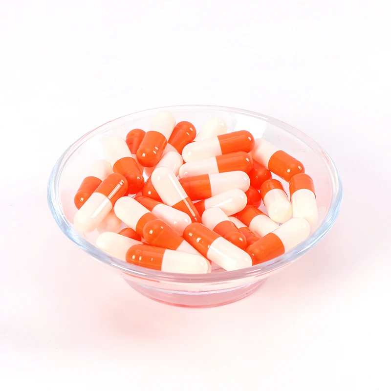 Capsule filling separation color specifications custom halal vegetable and fruit gelatin