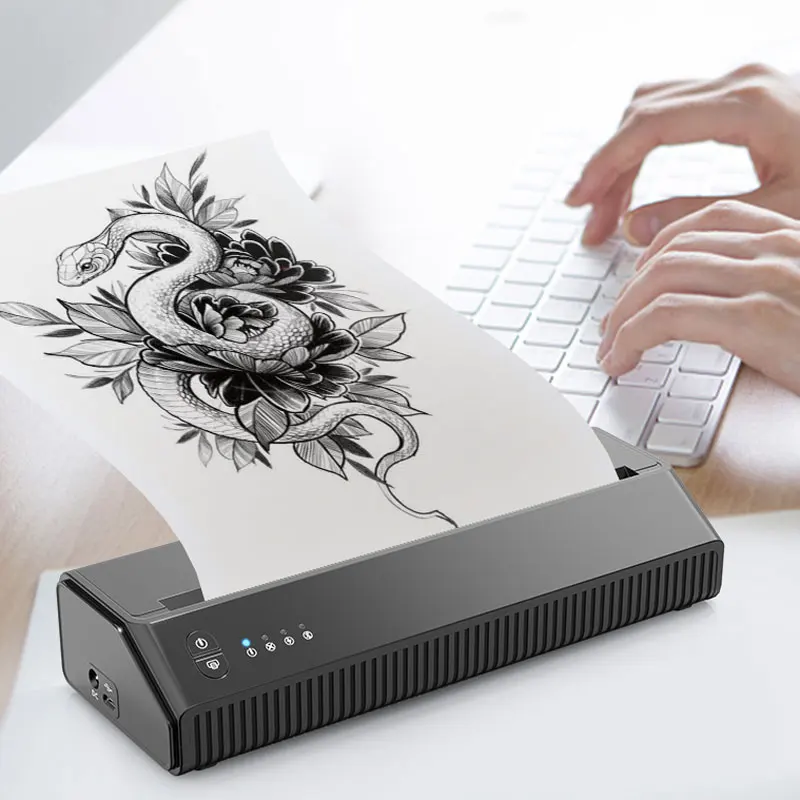 Kissure Mini  Tattoo Copier Thermal Stencil Printer Tattoo Transfer Machine For Tattoo Art