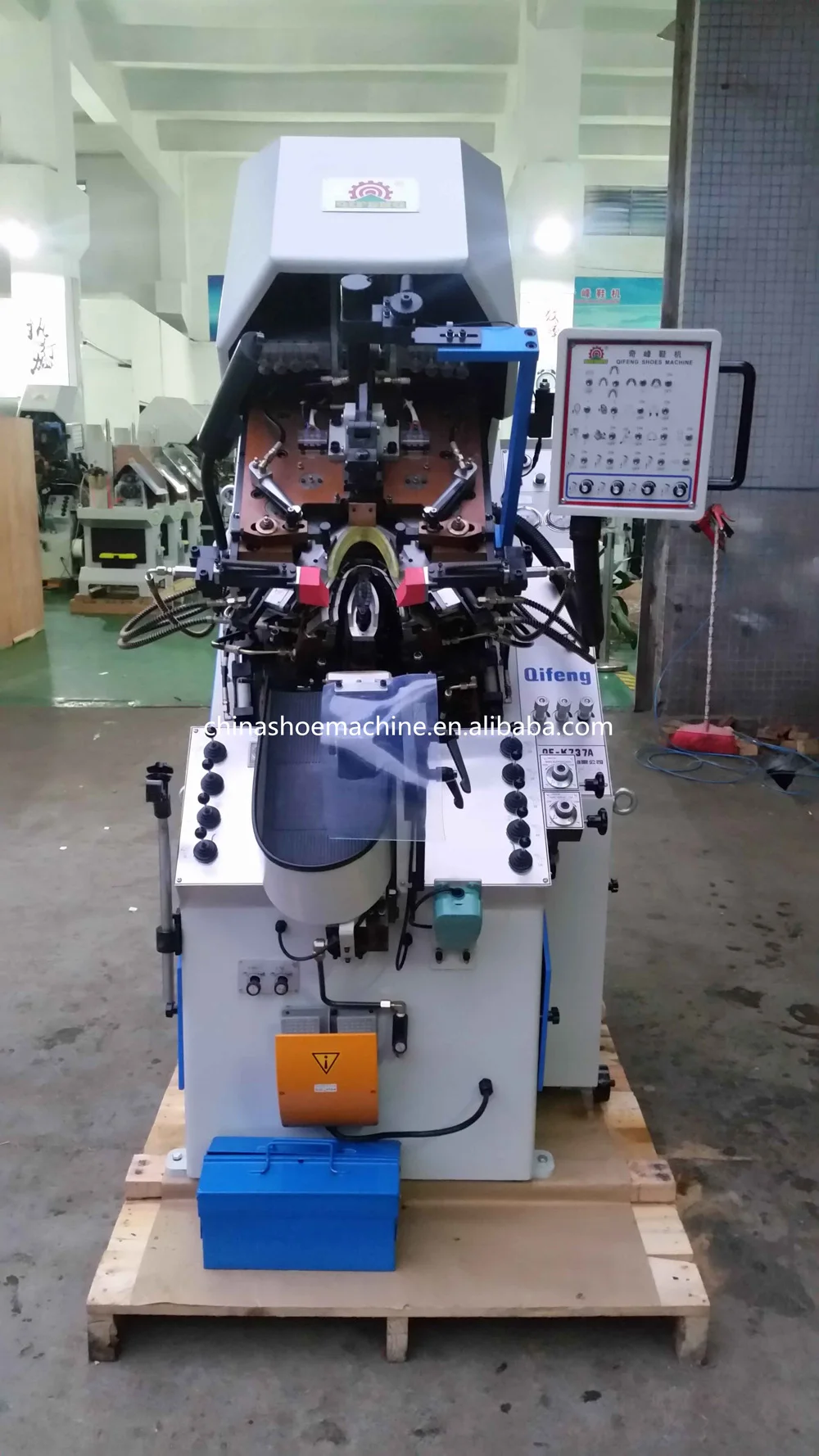 
Auto-cementing toe lasting machine QF-K737MA leather shoe making machines 