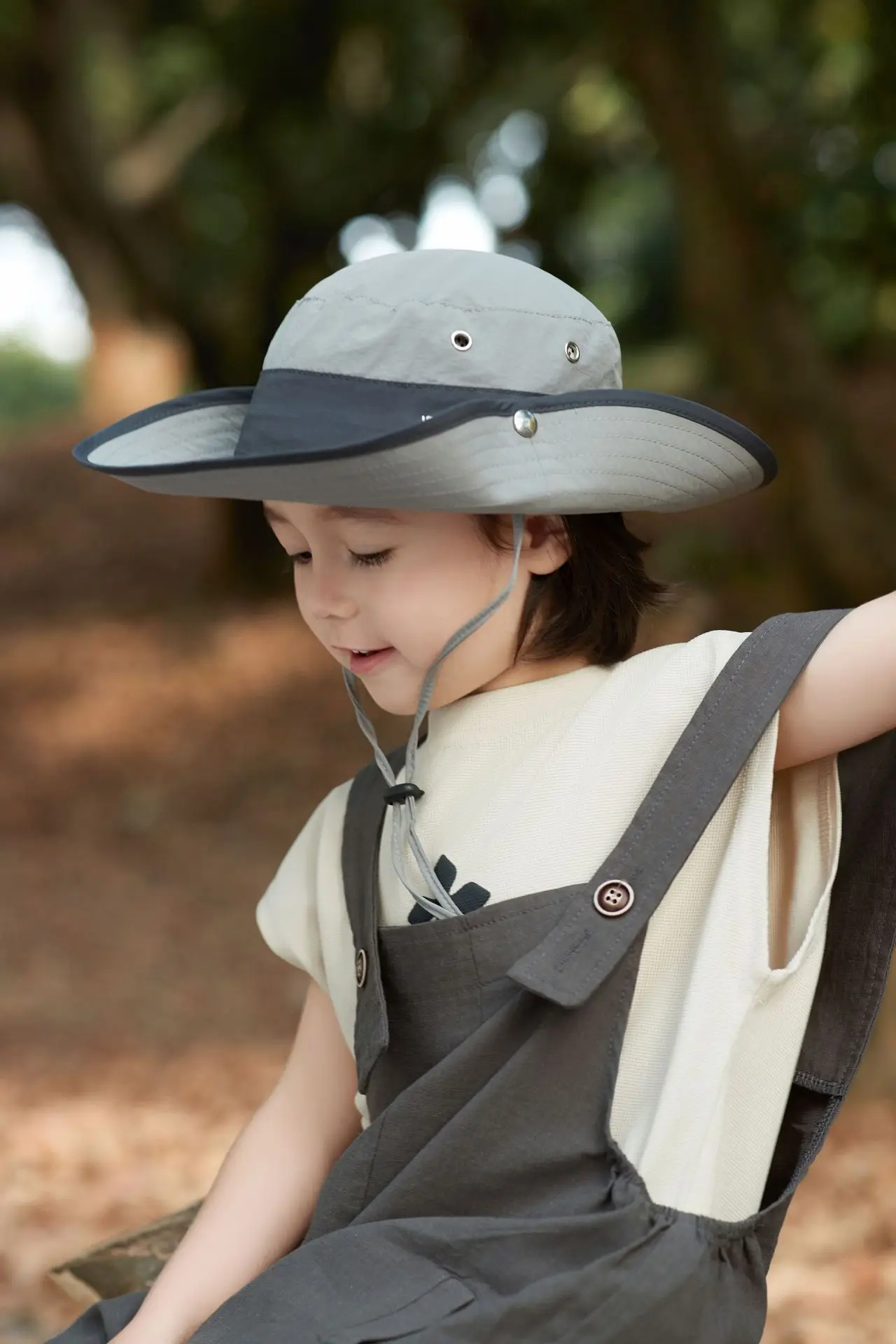 2024 Spring and Summer New Children Unisex Cowboy Hat Men's Simple Unisex Style Camping and Play Sun Hat