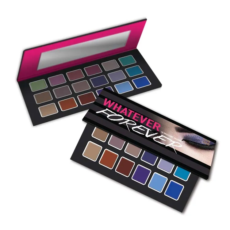 Wholesale Multi-Color Plastic Eye Shadow Palette Rich Pigment Clear Maquillaje for Women DIY Customizable Design
