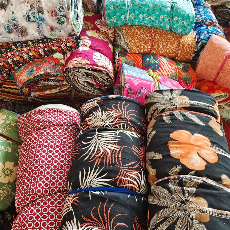 Hot Sale Low Price Inventory Rayon Printed Cut Pieces1-5Meters Ladies Skirt Fabric