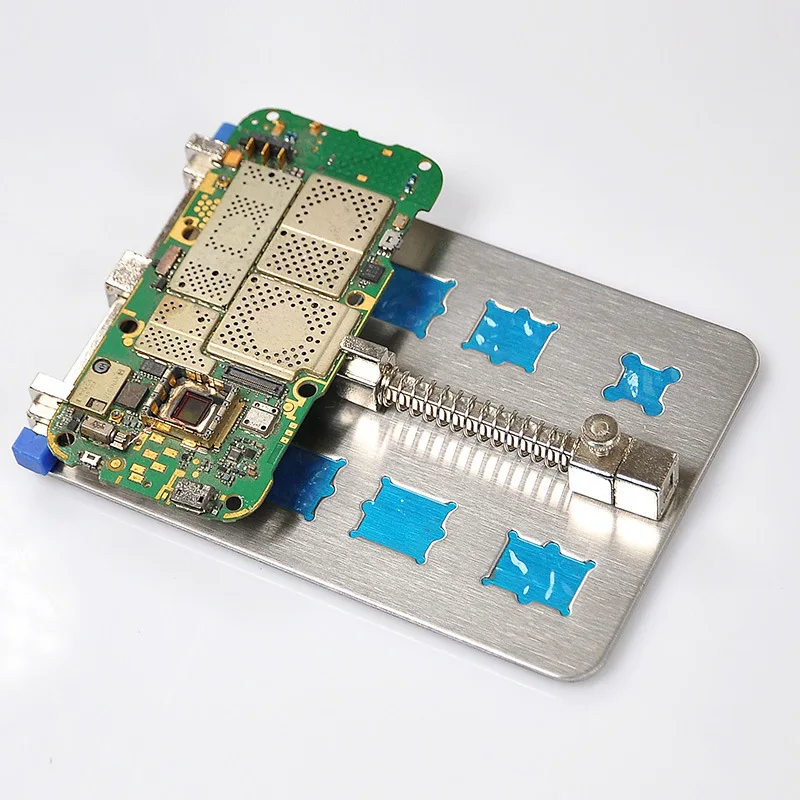 Metal Chip Phone Repair Tools Wholesale Magnetic Clamp Motherboard Clamp Stainless Steel Plastic Fluted Fixture Tool