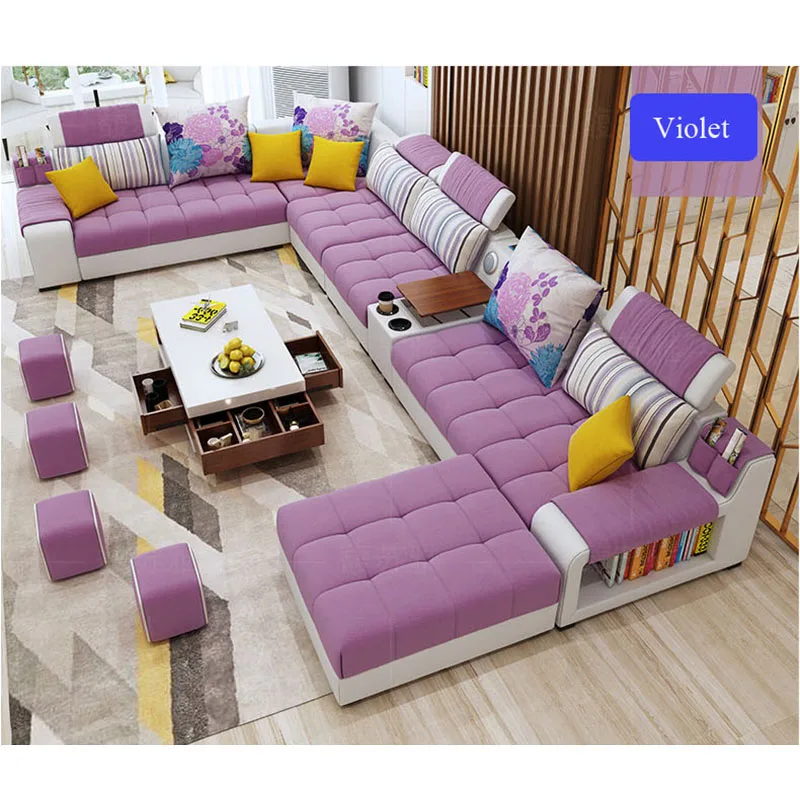 
Low Moq Refinement Big Furniture Modern Sofa For Livingroom Set 