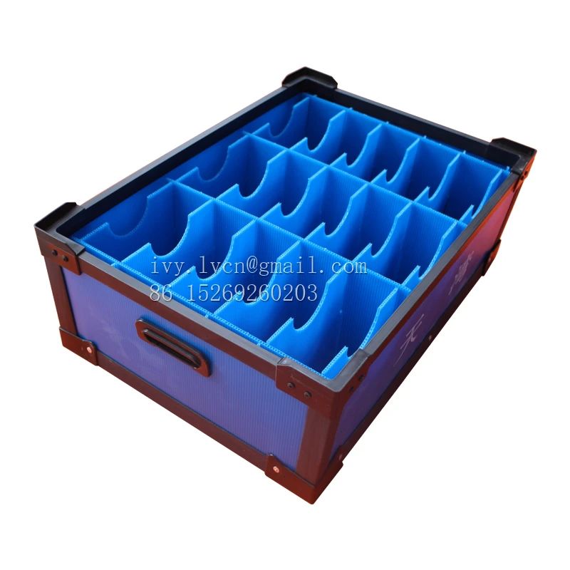 High Quality Lightweight and Strong Polypropylene Plastic Folding Storage Boxes
