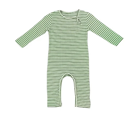 SEEJOYOU Custom Factory Pajamas Striped Ribbed Cotton Infant Romper Boys Girls Bamboo Baby Clothes Animal Newborn Friendly