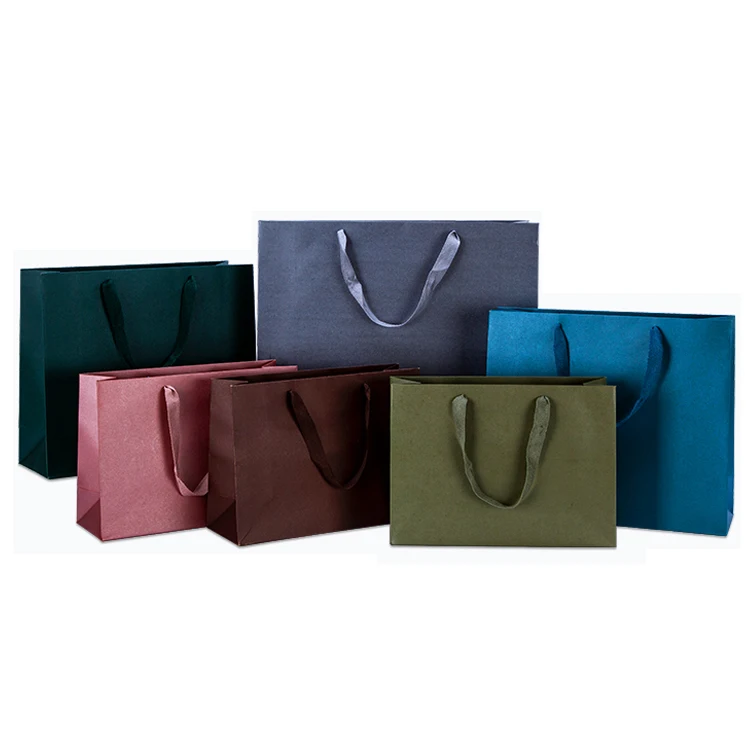 Recyclable paper kraft bag vietnam / Custom design christmas large kraft paper bags