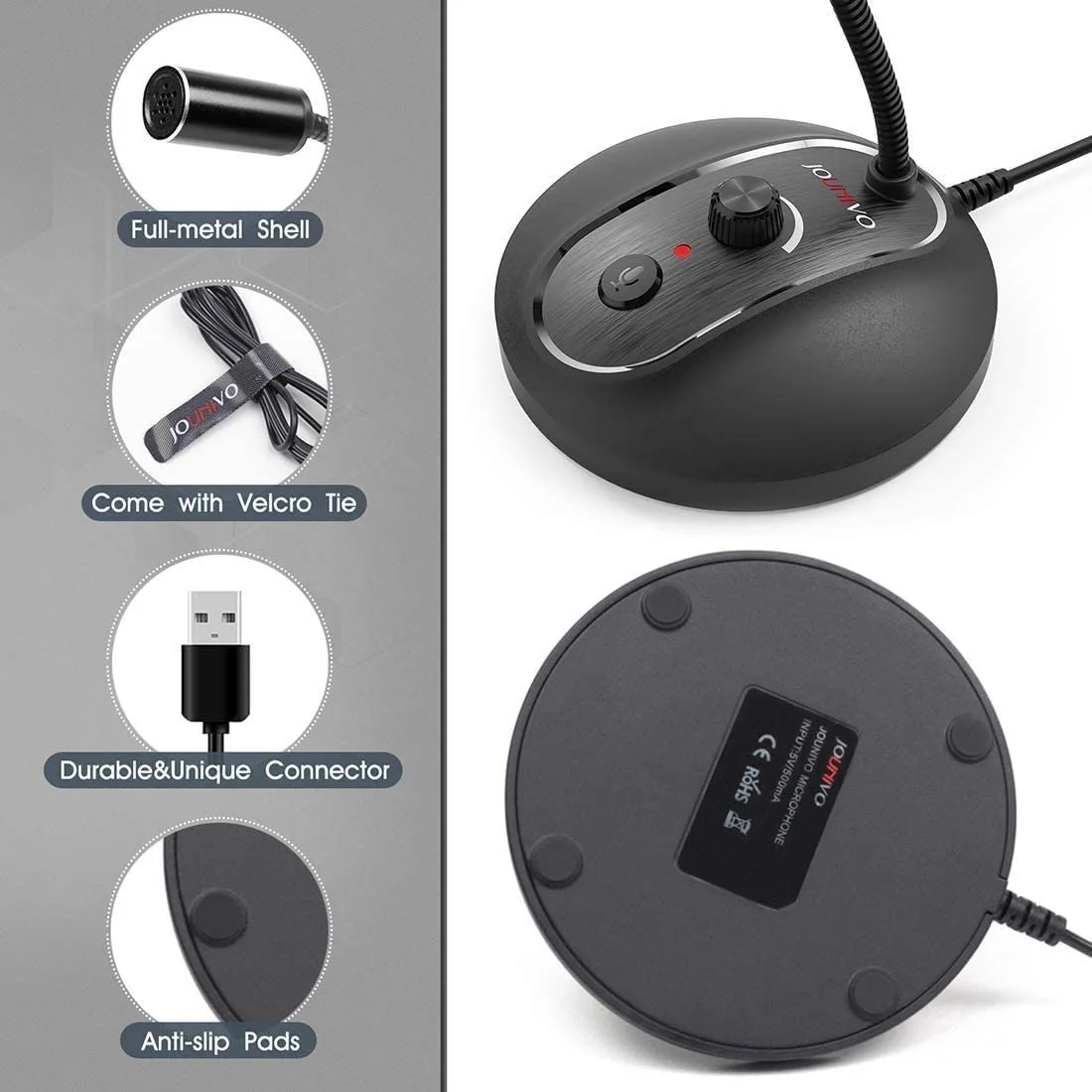 Микрофон «гусиная шея» микрофон для конференц-связи Usb конденсаторный ПК