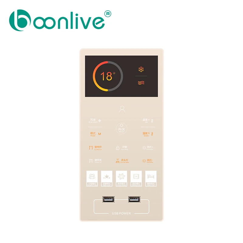 Boonlive Shenzhen Luxury Capacitive Led Electrical Tuya Smart Wifi Zigbee Wall Touch Switches Sensor Panel