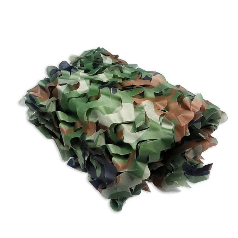 2*3M Sniper Camouflage Net Hunting Clothes Ghillie Suit 150D Polyester Oxford Tactical Army Airsoft Sniper Hunter Camouflage Net