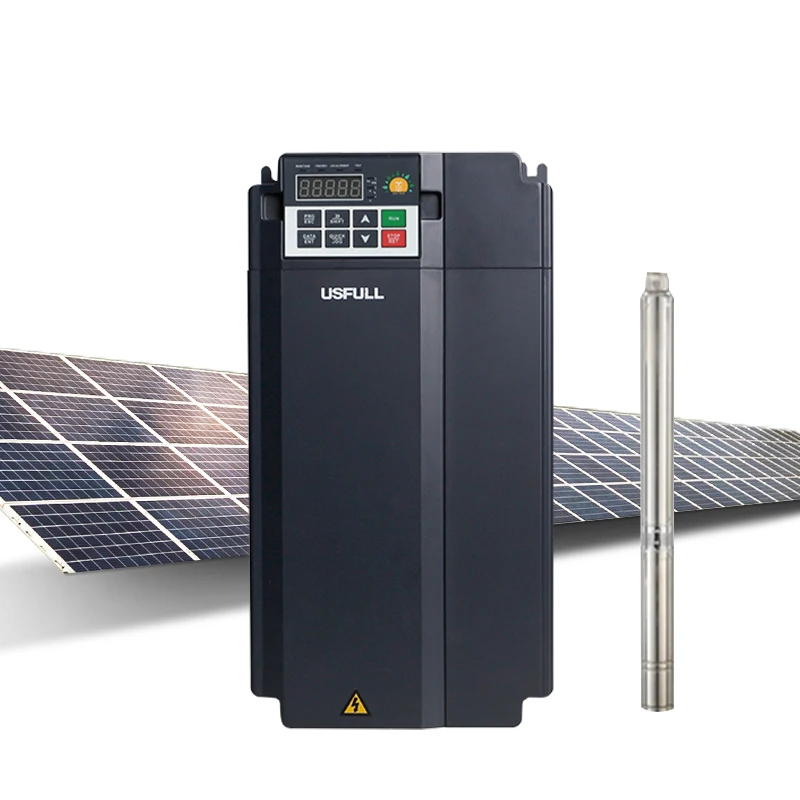 USFULL 3 phases off grid 5.5KW solar pump inverter with Water pump for farm irrigation