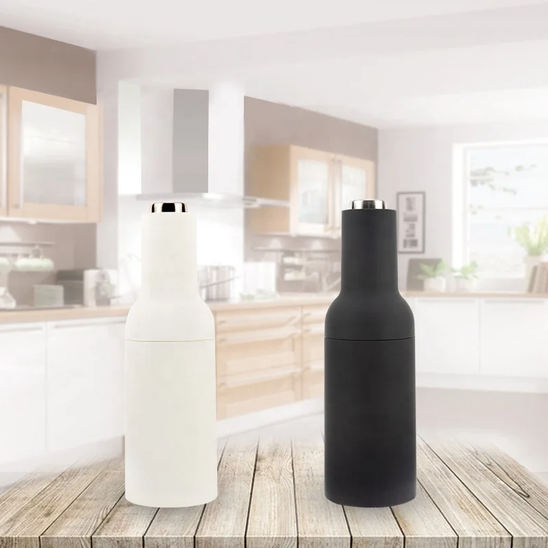 Arriart Battery Operated Salt Grinder One Hand Automatic Operation Gravity Electric Pepper and Salt Grinder