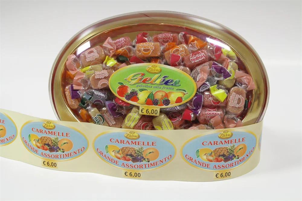 High Performance-Price Ratio Self-Adhesive Paper Label Private Labels for Food Conveying Product Information Practical Stickers