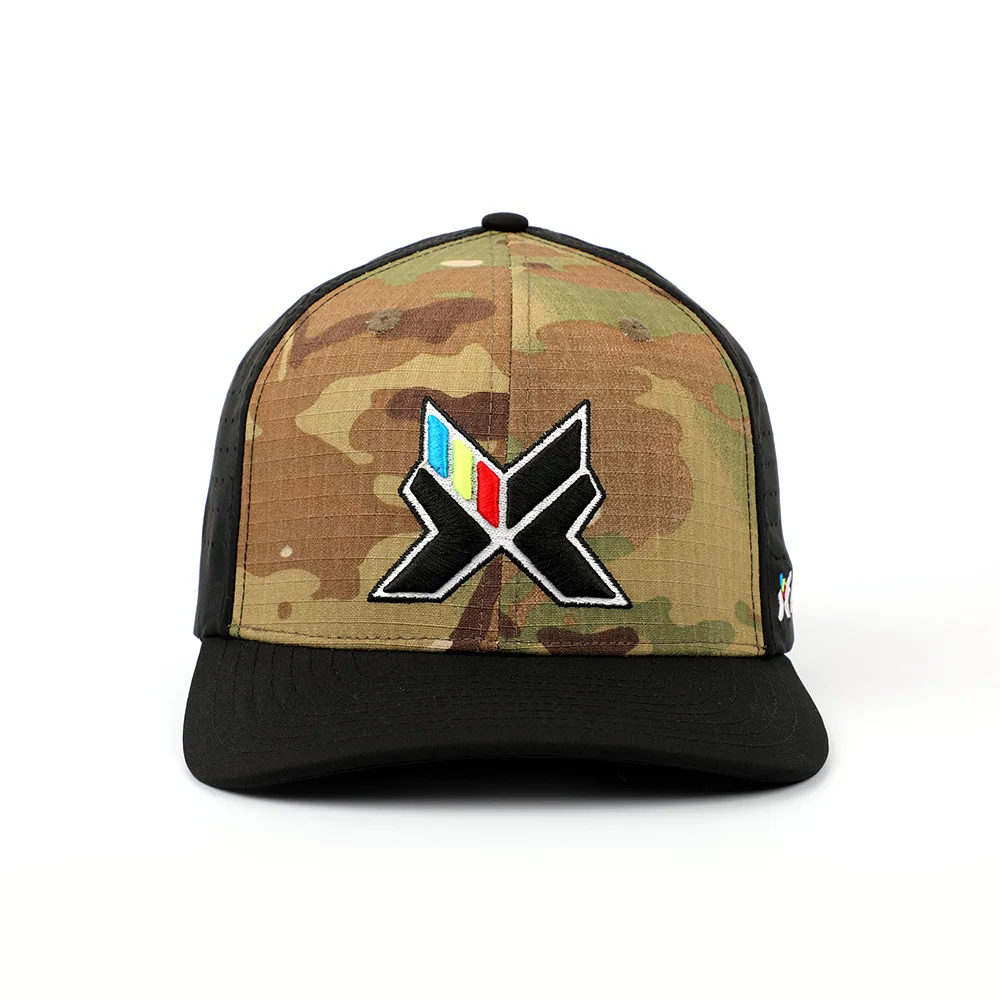 Economic And Reliable 6 Panel Adult Mesh Hats  With Logo Ripstop 3d Embroidery Camo Tactical Custom Woven Tag Trucker Hat