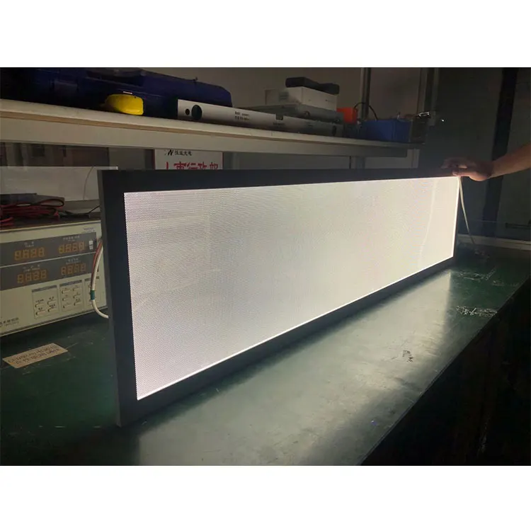 New generation flexible LED custom large size material UGR<19 Elegant transparent  led light guide panel Clear LED panel Series