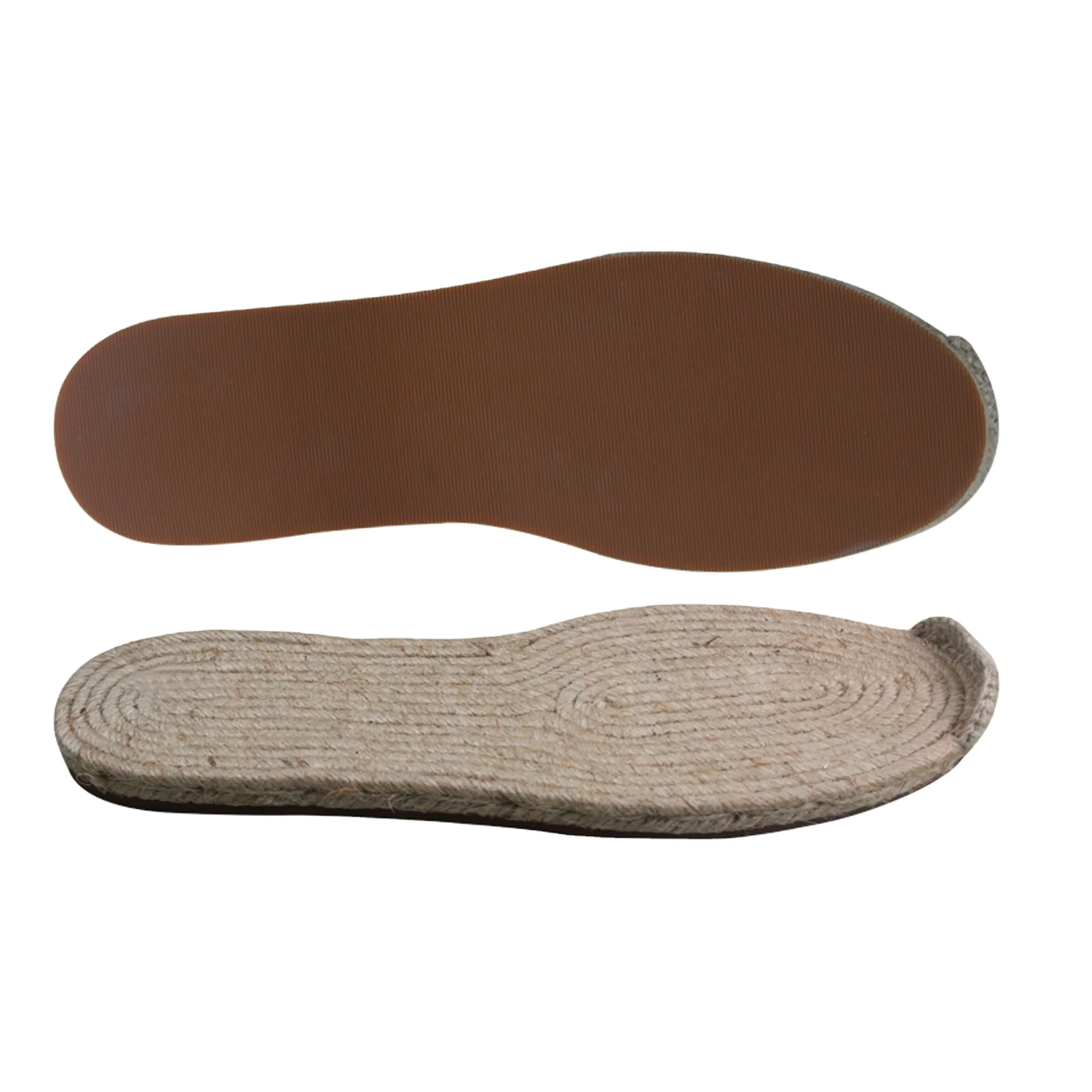 Factory hot selling women fashion flat JUTE shoe sole for sale comfortable espadrilles shoes outsole for fishmen shoes making