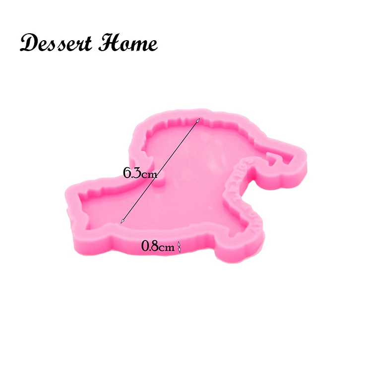 DY0128 Shiny Poodle/Basset/Corgi/Greyhound Galgo/Podenco/Saluki Keychain Mold DIY Dog Epoxy Resin Silicone Molds, Cake Dogs Mold