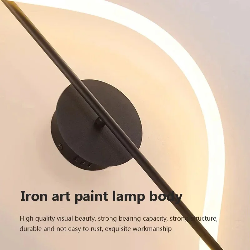 Modern LED Wall Lamp Luxury Home Decor Long Hose Wall Light For Table Dining Room Bar Suspension Design Aisle Backdrop Lighting