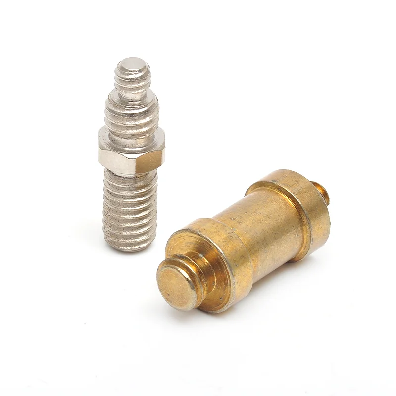 Custom High Hardness 1/4in 3/8in Adapter Male Screw Carbon Steel Tripod Studio Accessories Cnc Machined Parts