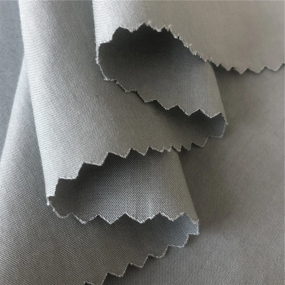 luxury 100% bamboo sateen fabric woven comfortable for bed sheet and home textile