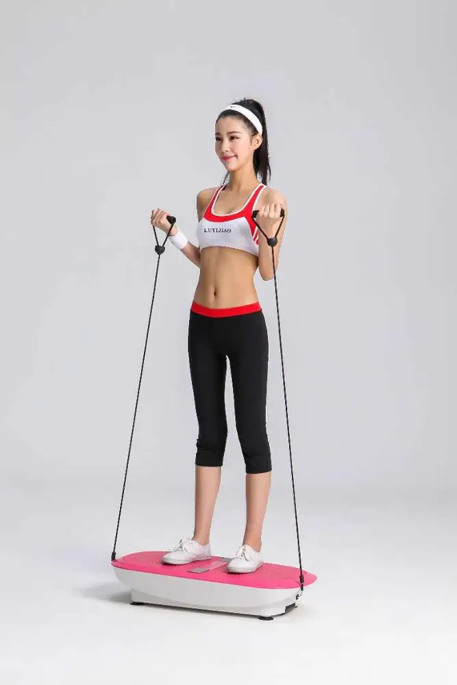 China wholesale electric 3D fitness machine dual motor whole body exercise vibration plate for slim bodyshape