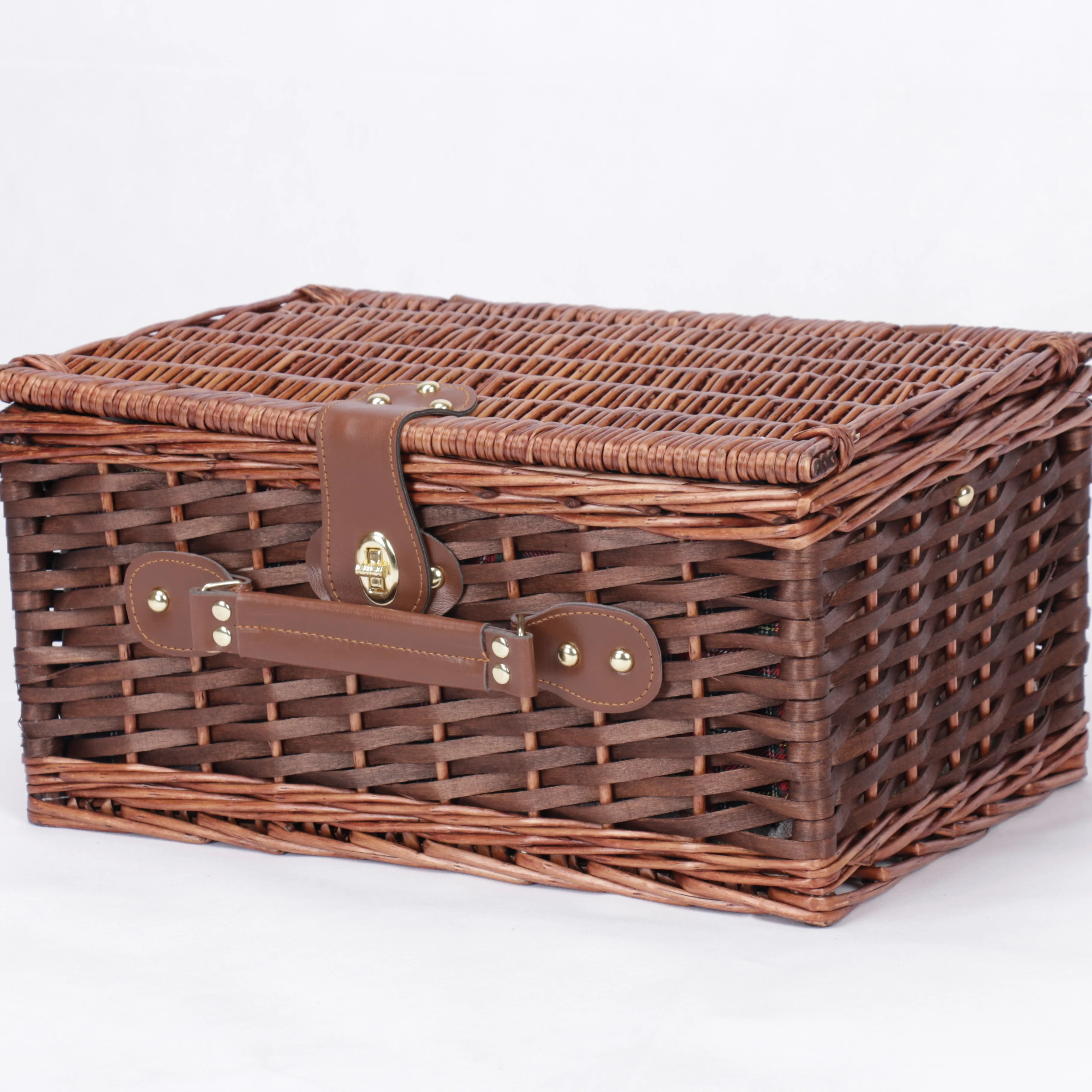 
Arched Picnic Basket Hard Top Picnic Basket For 6 