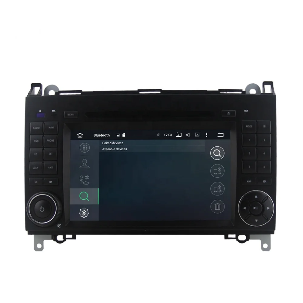 7 inch 2din Android 10.0 car dvd player for Mercedes-Benz W169 A150/A160/A170/A180/A200 W245 B160/B170/B180/B200 W639