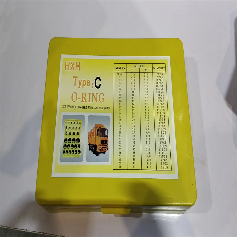  O Ring Box Hot-sale Buna-N AS568 O-Ring Kit for Excavator