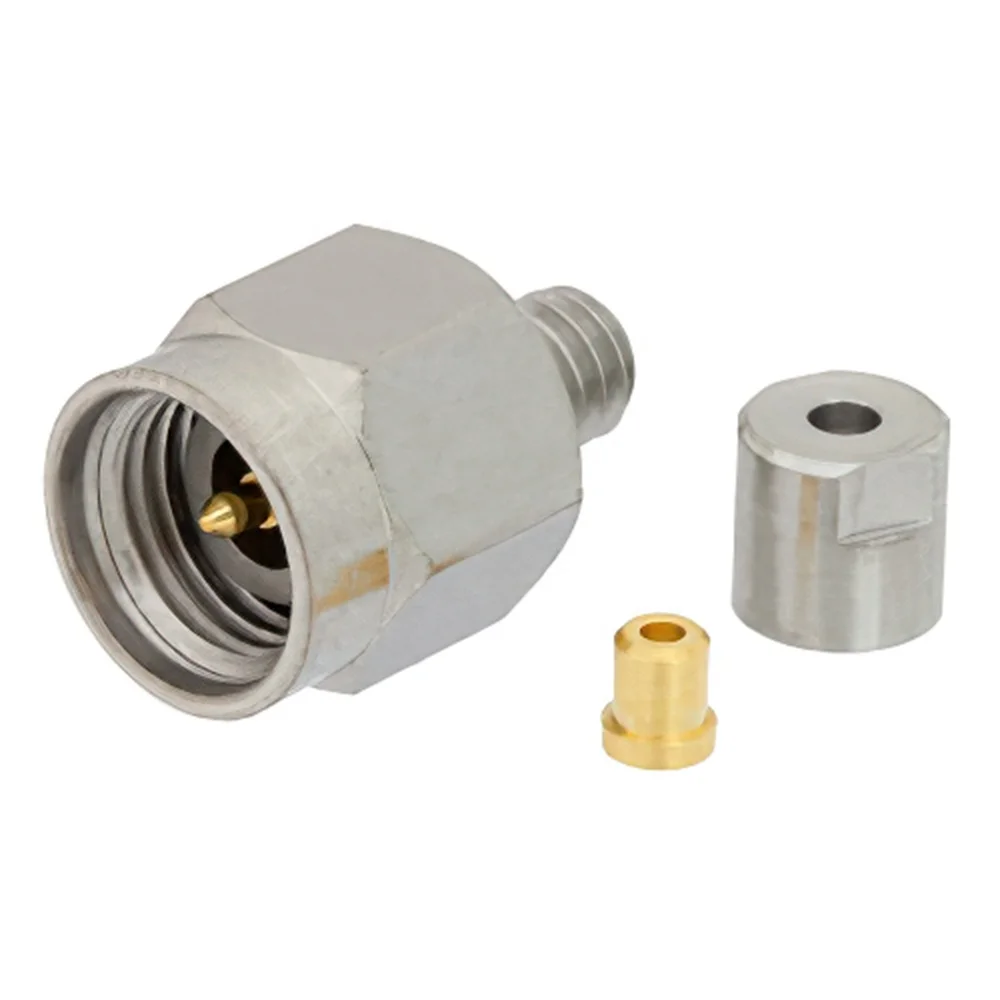 5G precision connector Samtec Rosenberger 43.5 GHz connector adapter RPC-2.92 2.4mm Male Jack to 2.4 mm L Male RF adapter