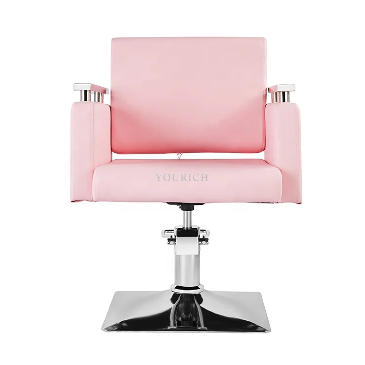 Pink Salon Products Beauty Hairdressing Salon Chair Modern Hair Salon Equipment