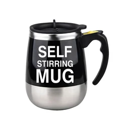 New Automatic Self Stirring Magnetic Mug Creative Stainless Steel Coffee Milk Sublimation Lazy Smart Mixer Thermal Cup