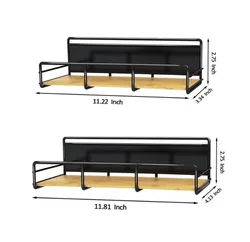 Hot Selling Metal Refrigerator Spice Shelf Hanging Wire Fridge Spice Holder Kitchen Wood Spice Rack