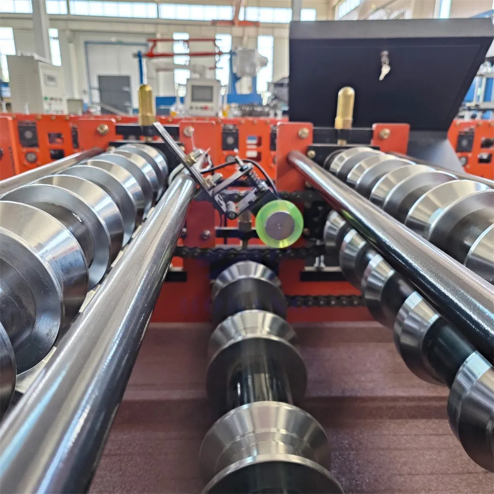 Metal Steel Double Layer Iron Sheet Cold IBR Trapezoidal Rib Roll Forming Making Machine