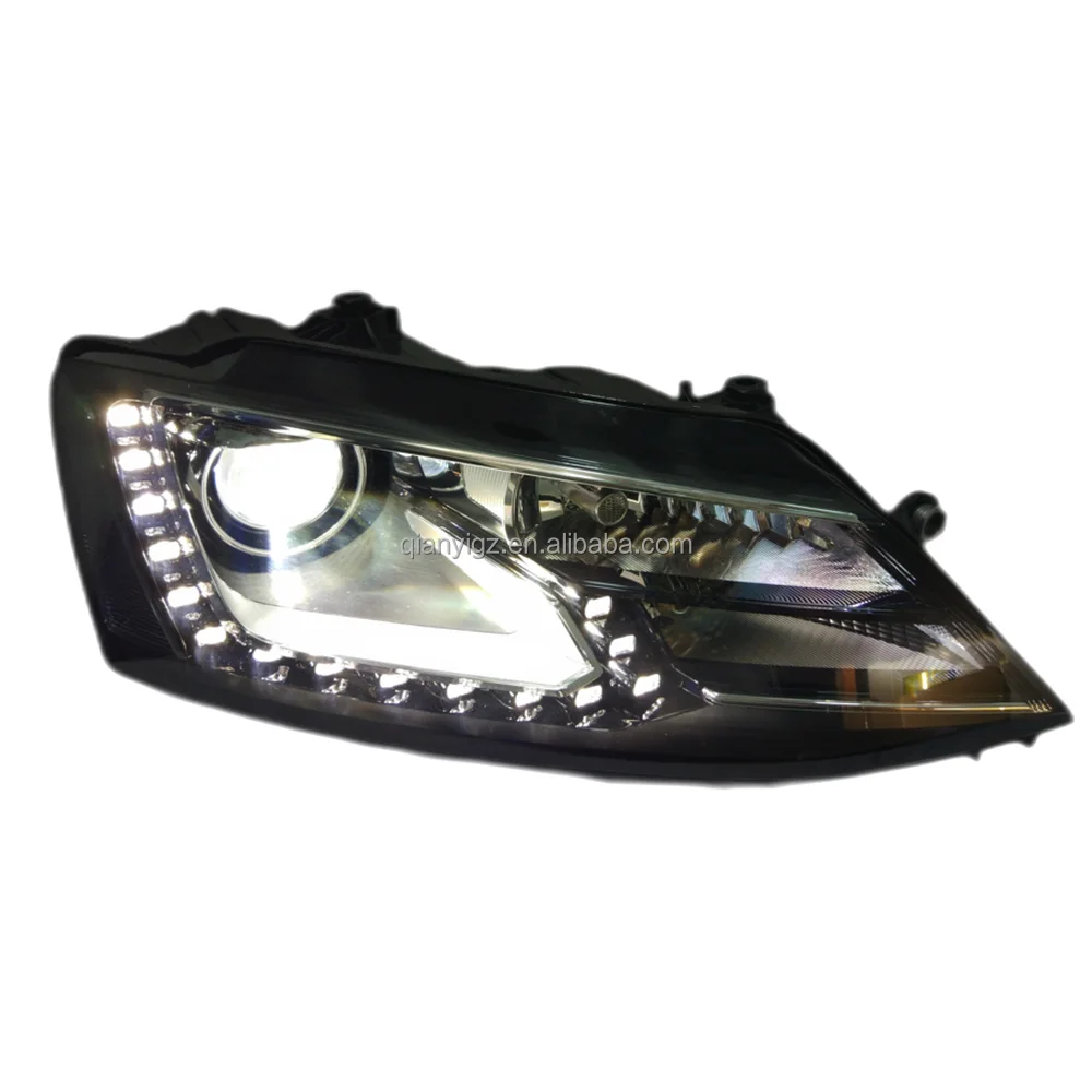 Compatible with Volkswagen Jetta headlight LED driving light projector matrix Original lighthouse Real second-hand Sagitar