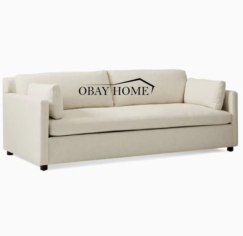 New factory direct sales Customize elegant living room home furniture linen fabric love sofa with wholesale price