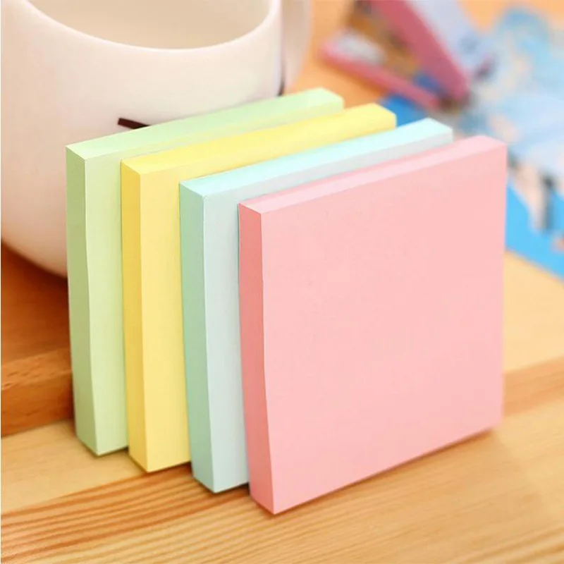 Custom size graphics plastic sticky note colorful PET page marker adhesive sticky note Memo Pads