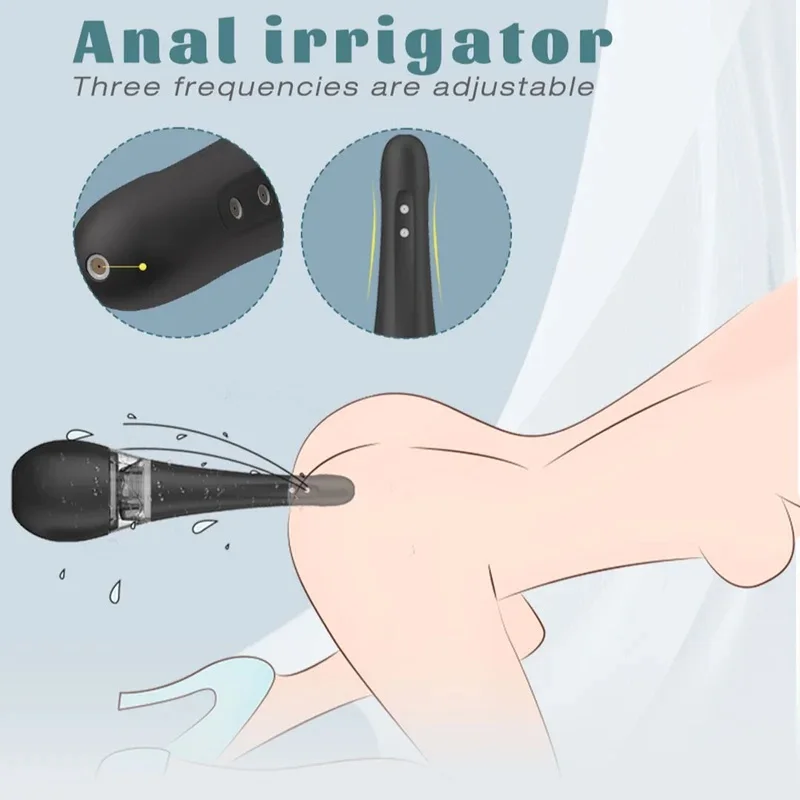 Automatic Anal Irrigator Anal Douche Enema Bulb Cleaner Sex Toy