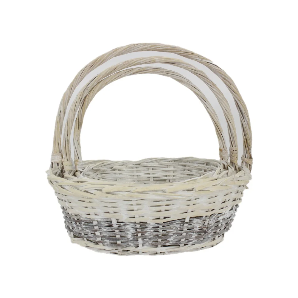 High quality handmade weave home decorate fruit vegetable storage wicker basket