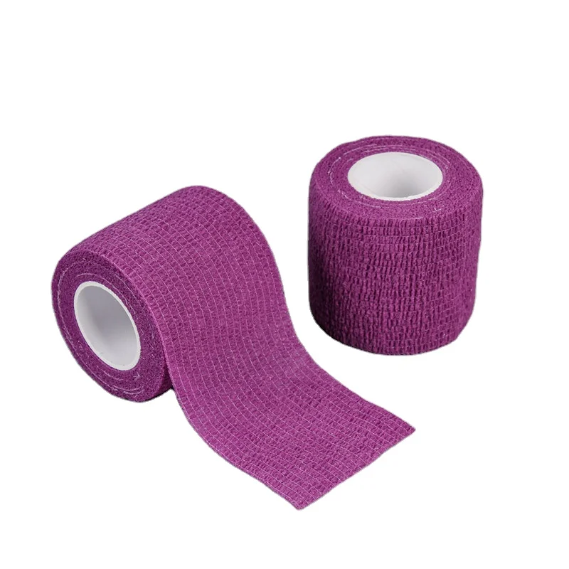 Colored Medical and Athletic Light Elastic Adhesive Bandage Made in China with high quality