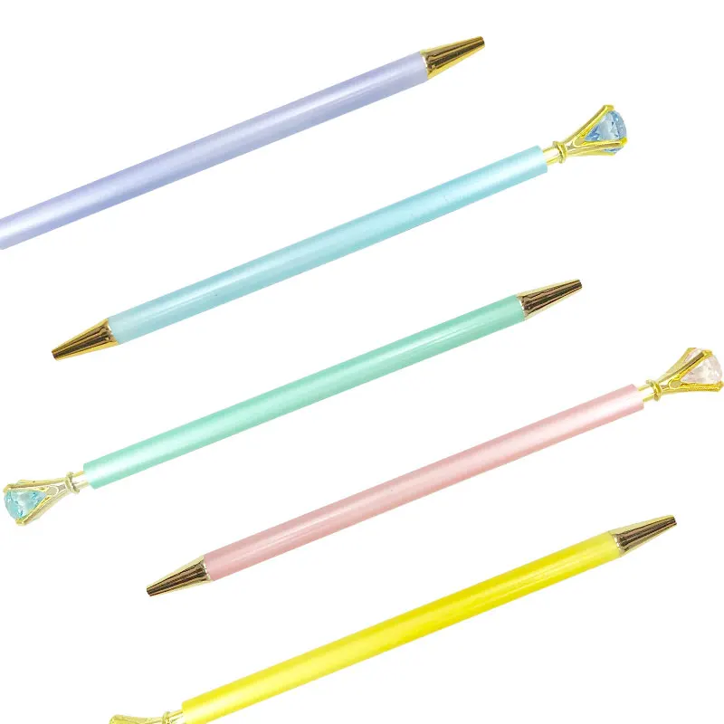 Maxwri Hot Sale Promotional 0.5mm Mechanical Pencil With Plastic Diamond Bling Propelling Pencil 0.7mm Lapiceros For School Kids