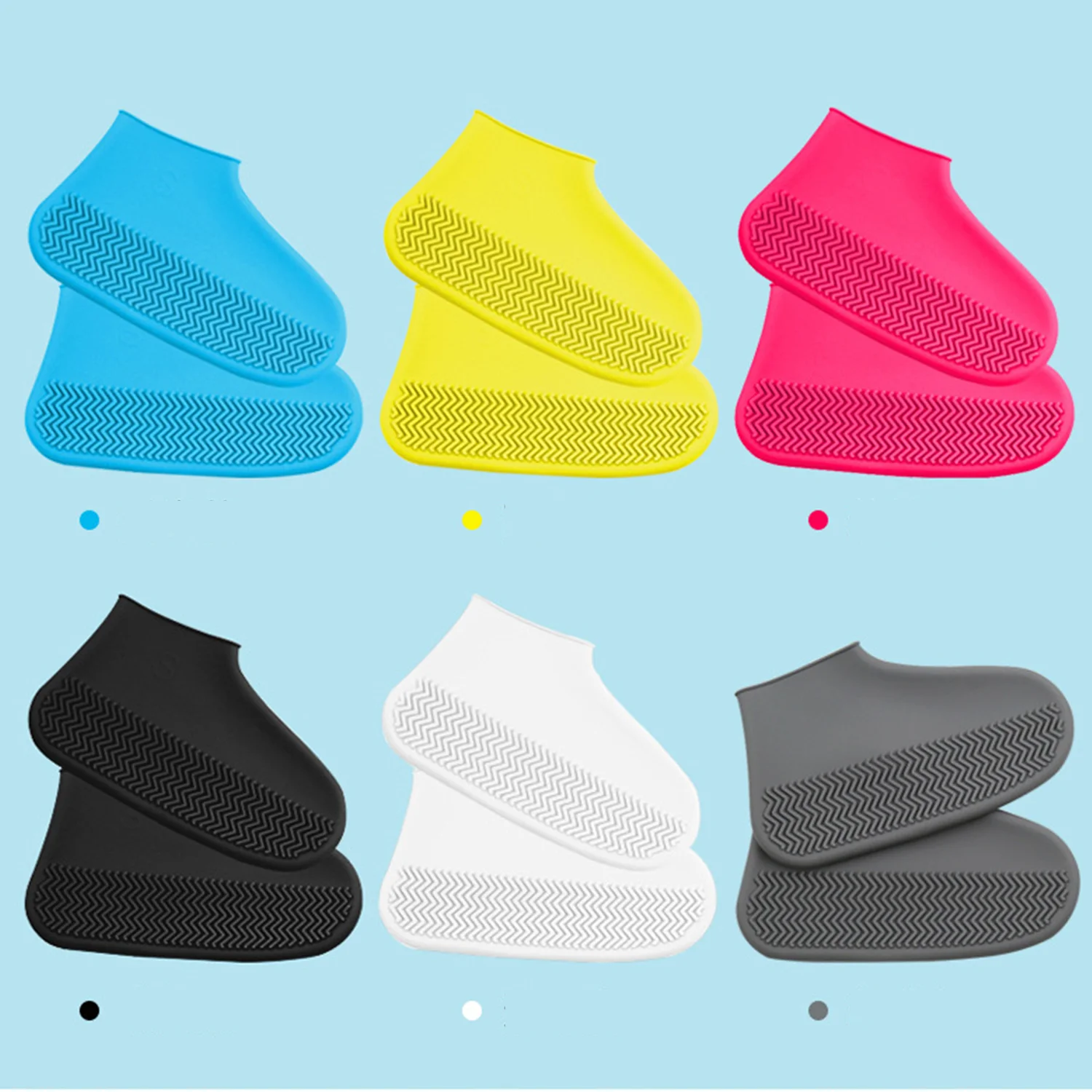 Silicone Shoes Protector Amazon Top Sell Unisex Reusable Shoes Protectors Waterproof Anti Slip Silicone Shoes Covers