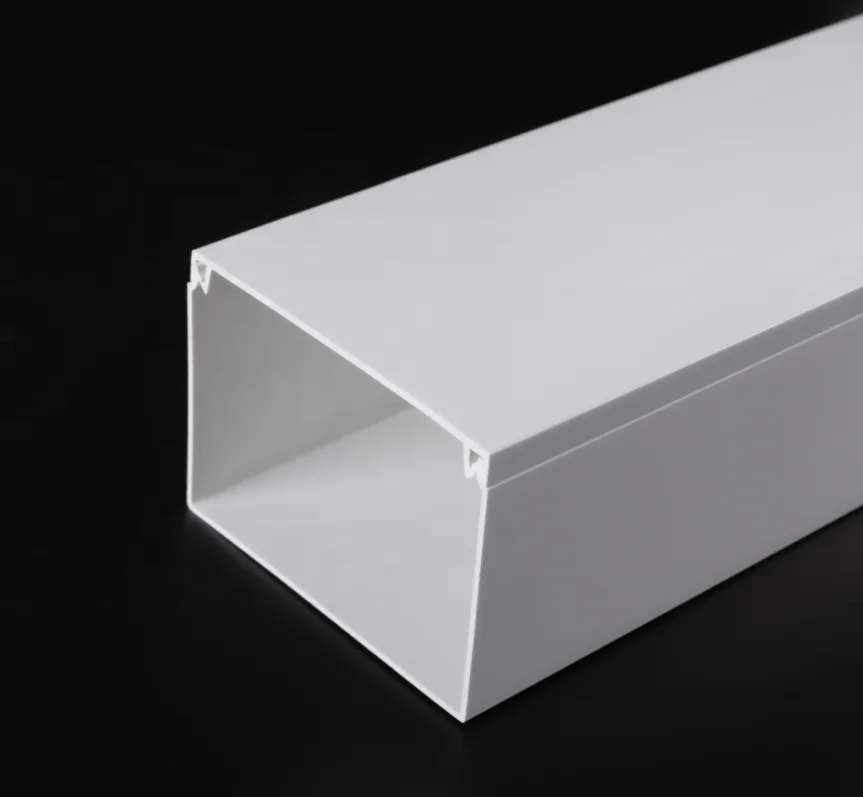 All Sizes 40x40mm Pvc Cable Duct Solid Cable Through Solid Type Plastic Trunking