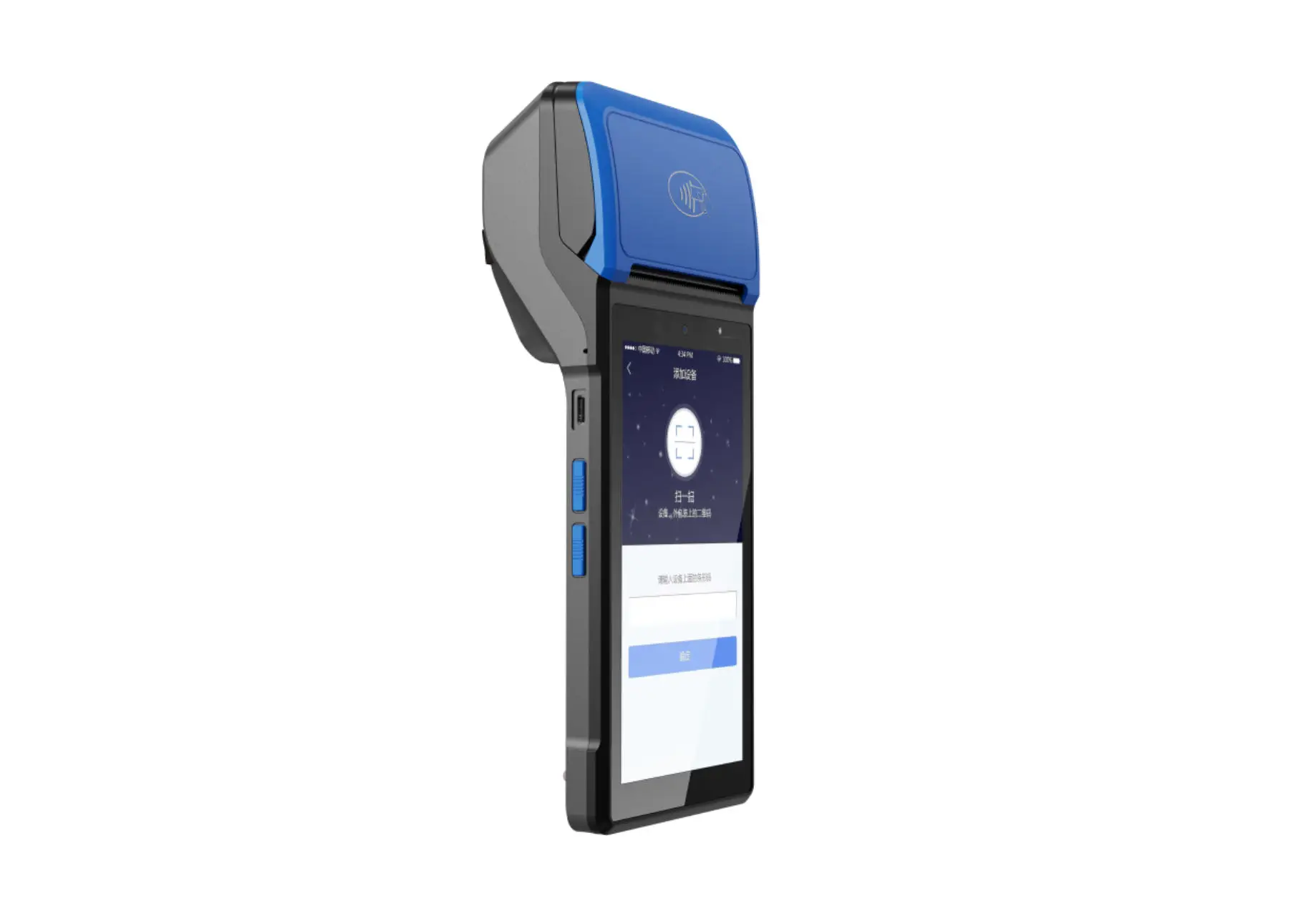 Wi-Fi BT 4 0 58 мм Термальный чековый принтер сканер кода портативный мобильный Android Pos терминальный аппарат точки продаж системы